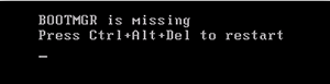 Ошибка : «Bootmgr is missing». Восстановление загрузчика Windows.